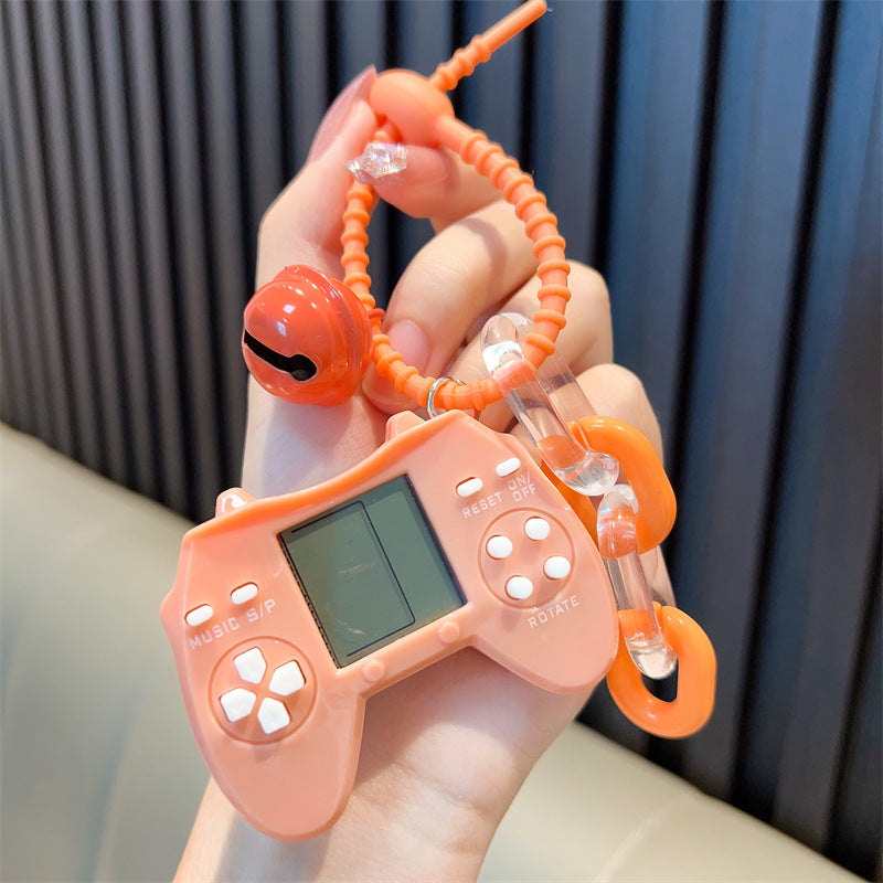 Wholesale Retro Mini Tetris Gamepad Game Console Plastic Keychain